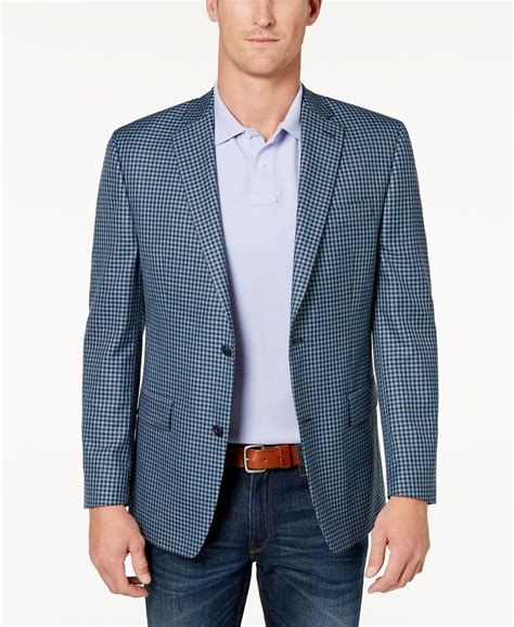 michael kors red blue check blazer|michael kors trousers.